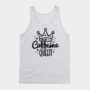 Caffeine Queen Love and Coffee Tank Top